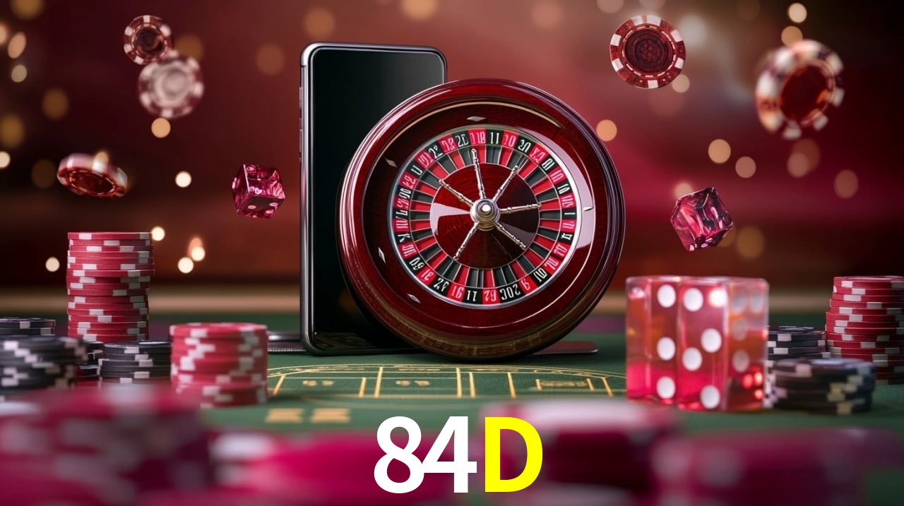 84D login — painel de entrada no app oficial